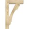 Ekena Millwork Olympic Block Rough Sawn Bracket w/ Offset Brace, Douglas Fir, 6"W x 20"D x 32"H BKT0604X20X32OLY05RDF - alternate 3